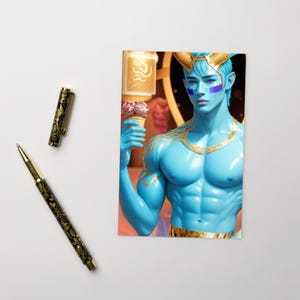 Skalvek - postcard fantasy character perfect for postcrossing or mailing a friend.