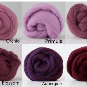 Extra Fine Merino Roving | 5g, 10g, 20g, 50g | Needle & Wet Felting afbeelding 9