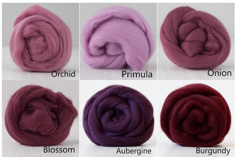 Extra Fine Merino Roving | 5g, 10g, 20g, 50g | Needle & Wet Felting afbeelding 9