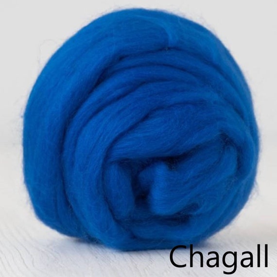 Chagall | 50g | DHG Merino Wool Roving/Top | Extra Fine