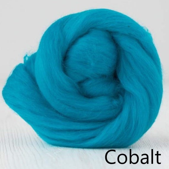 Cobalt | 50g | DHG Merino Wool Roving/Top | Extra Fine