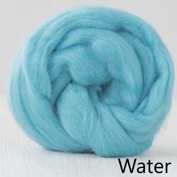 Water | 50g | DHG Merino Wool Roving/Top | Extra Fine