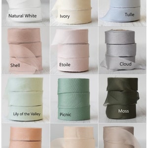 DHG | Pure Silk Featherlight Chiffon Bias Ribbon | 25mm (1") | Metre