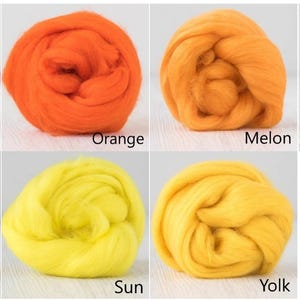 Extra Fine Merino Roving | 5g, 10g, 20g, 50g | Needle & Wet Felting afbeelding 6