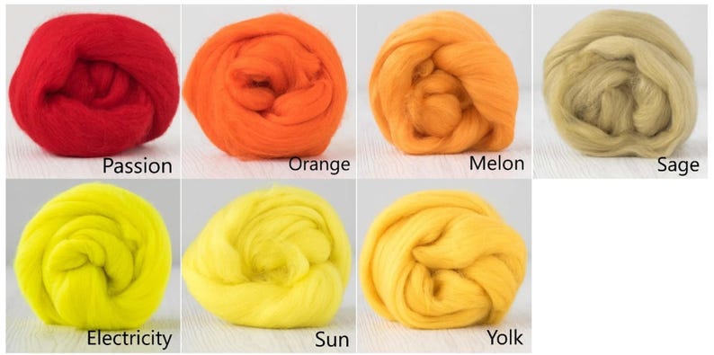 Extra Fine Merino Roving | 5g, 10g, 20g, 50g | Needle & Wet Felting afbeelding 6