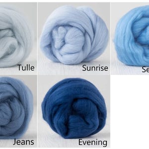 Extra Fine Merino Roving | 5g, 10g, 20g, 50g | Needle & Wet Felting afbeelding 11