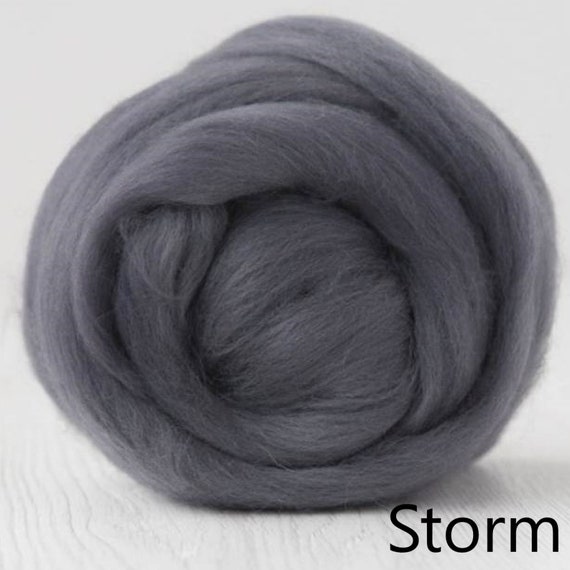 Storm | 50g | DHG Merino Wool Roving/Top | Extra Fine