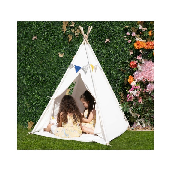 Hechting Relativiteitstheorie of Dr Clever Luxury Canvas Teepee Tent for Boys and Girls. FREE - Etsy