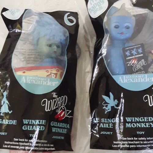 Twelve-- 12 -- shops Madame Alexander McDonald's Happy Meal Wizard of Oz --UNOPENED!