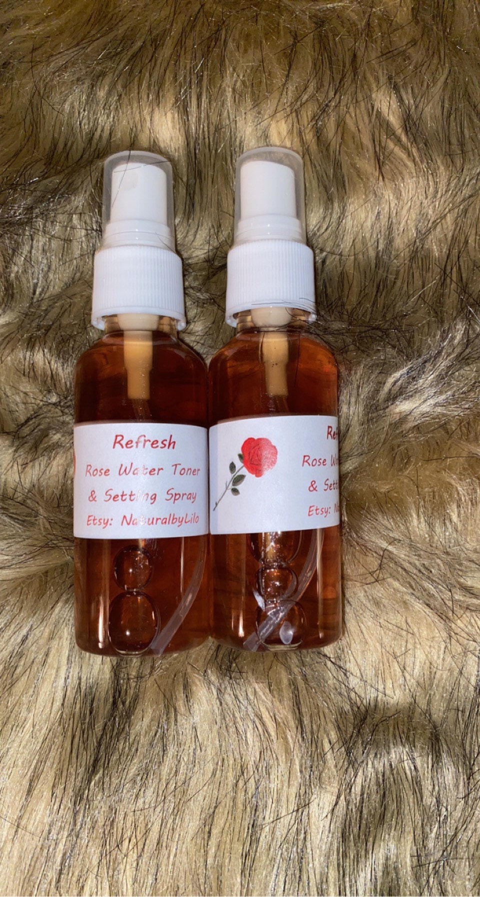 Natural Face Toners Rosewater Lemon Toner Antibacterial Etsy