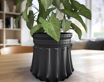 Secret Stash Money Geometric Planter with Hidden Compartment Vault