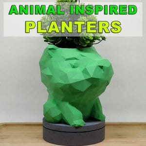Vaso capibara UE / fioriera capibara carina / vaso geometrico / fioriera capibara unica / fioriera capibara cartone animato / fioriera multicolore regalo carino
