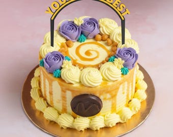 Personalized Cake Topper, Cake Charm, Decoration, Dedication | Birthday, Wedding, Valentines, Baby Shower Custom Name