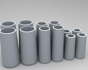 Chair, Table, Furniture Leg Extension: Round Risers, 4-Piece Set