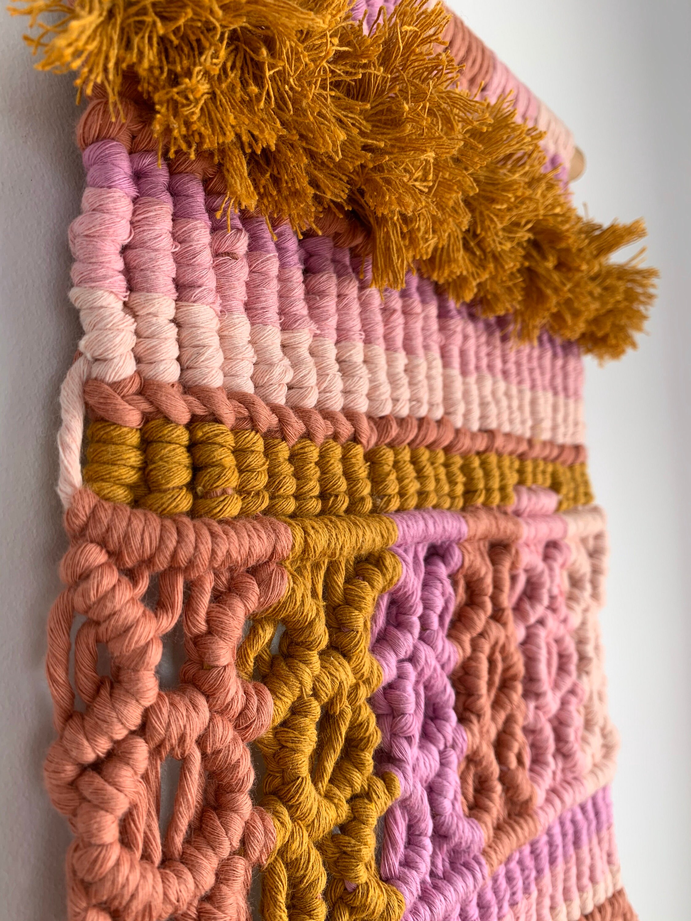 Children's Wall Decor Nursery Decor Macrame Wall Hanging Etsy