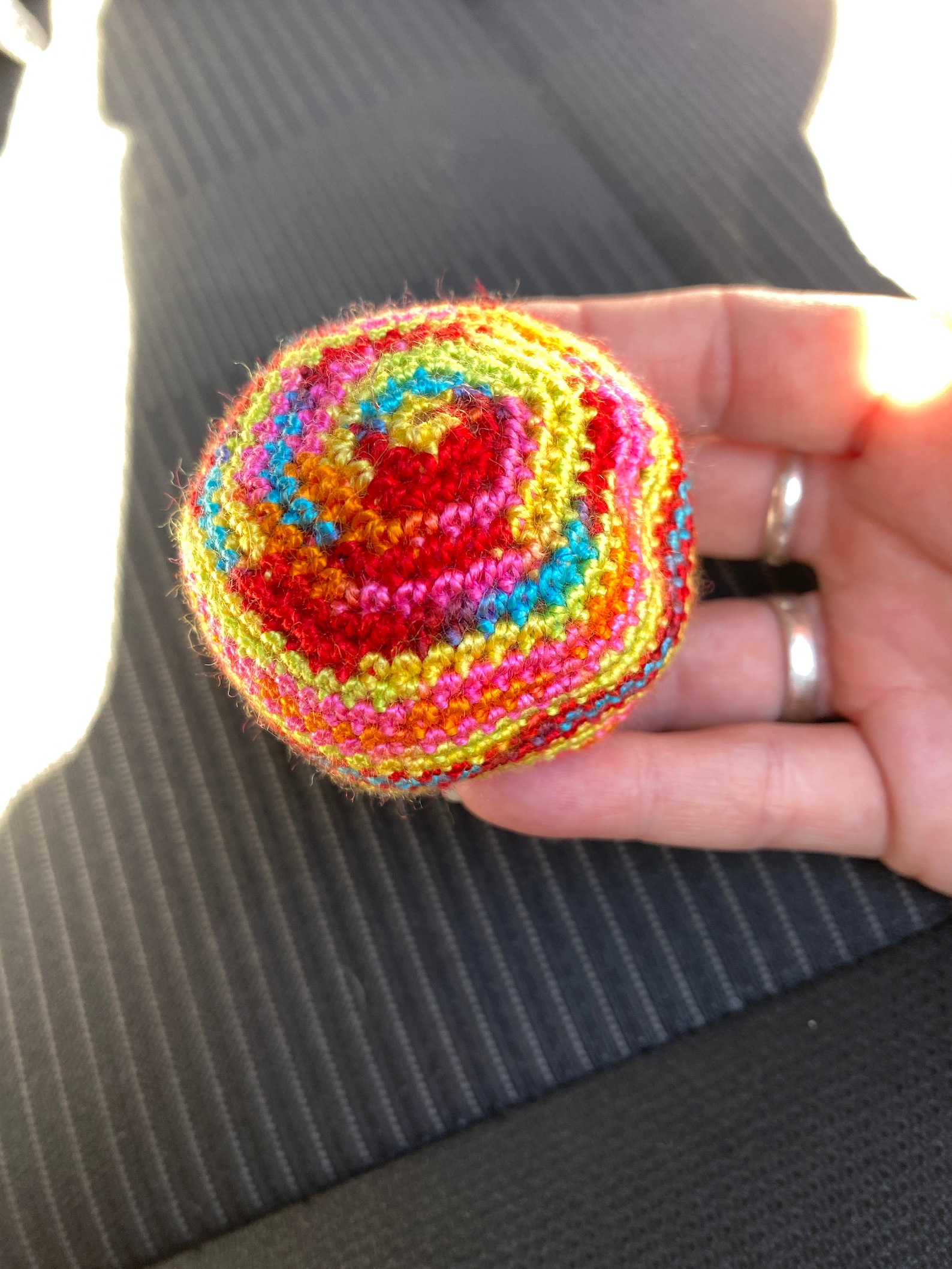 Happy Sack Crochet Pattern / Hacky Sack / Bean Bag DIGITAL Etsy