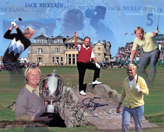 ジャックニクラウス 選手直筆サイン入りフォト ジャック・ニクラウスの