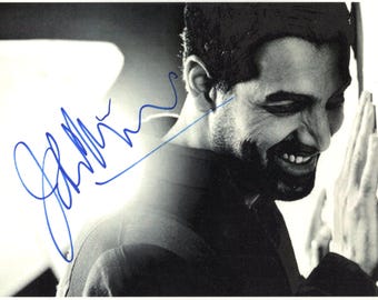 Hand signed rare autograph photo of John Abraham birthday gift