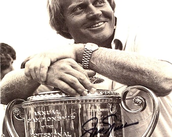 Seltenes signiertes Jack Nicklaus Foto: offizielle Golf Memorabilie