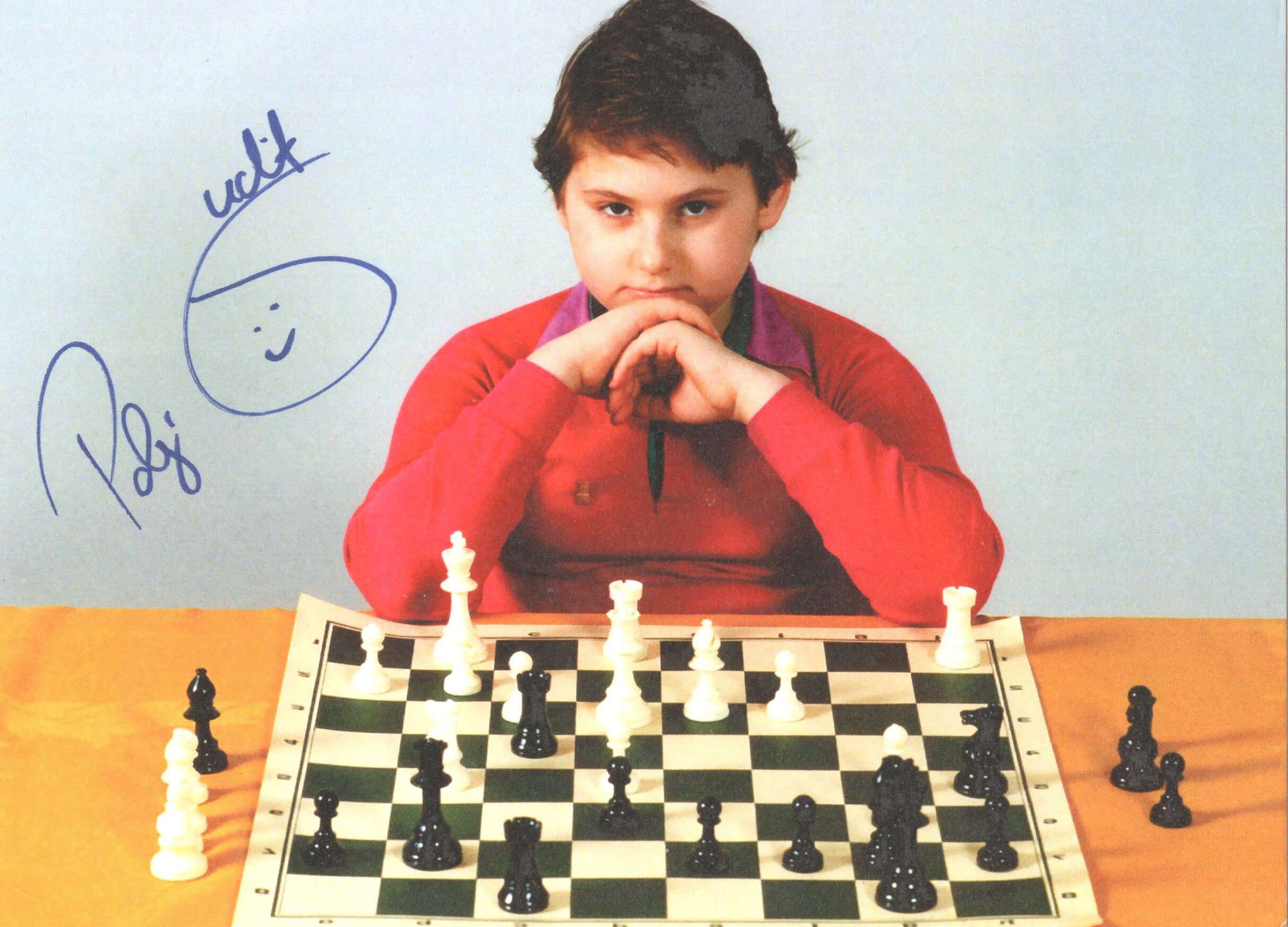 Autographed Chess Board