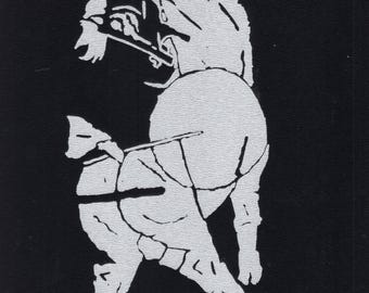 M.F. Husain – "Horse" Hand-Signed Original Serigraph horse theme