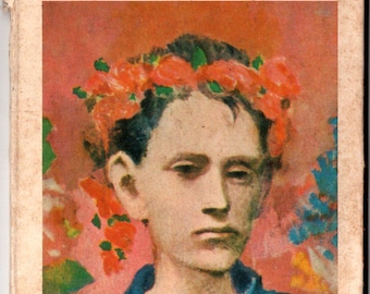 Collectible vintage art book dedicated to the Pablo Picasso, published as part of the renowned Fontana Pocket Library of Great Art series.