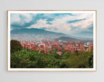 Medellin Colombia, Print File - Architecture, City, Travel Photography - Digital Download, Fine Art Print, Canvas, Metal Print