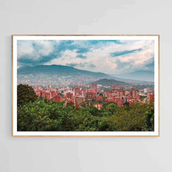 Medellin Colombia, Print File - Architecture, City, Travel Photography - Digital Download, Fine Art Print, Canvas, Metal Print