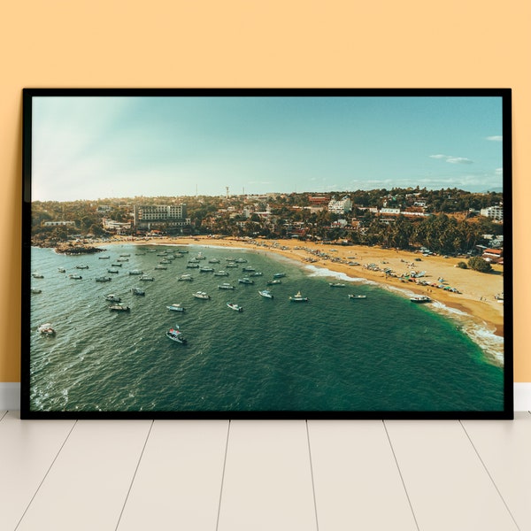 Puerto Escondido Poster Print Picture Matt Giclee Photographic Print Wall Decor Art Sunset Beach Photograph Art Print