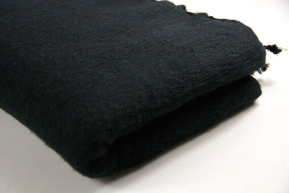 Yak Wool Blanket Code Black Oversized Shawl Soft&Light Weight Travel Wrap 