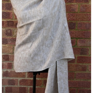 Yak Wool Shawl Large Scarf Wrap Handmade Nepal Travel Wrap Light Warm Wool Wrap
