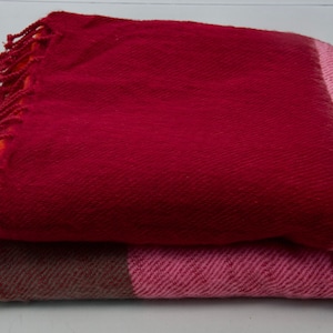Yak Wool Soft and Beautiful Blanket Large Shawl Meditation Wrap Stripes Blanket Wool Throws Handmade Himalayan Blanket Nepal