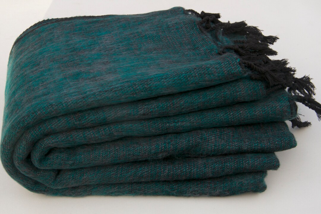 Yak Wool Blanket Soft Throws Large Elegant Travel Shawl Wrap Himalayas