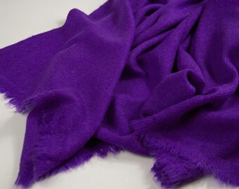 purple cashmere wrap