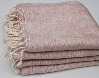 Hand-Loomed Yak Wool Blend Blanket: Soft Oversized Meditation Wrap