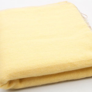 Yellow Yak Wool Blanket Large Shawl Wool Throws Travel Wrap Handmade Blanket Meditation Wrap