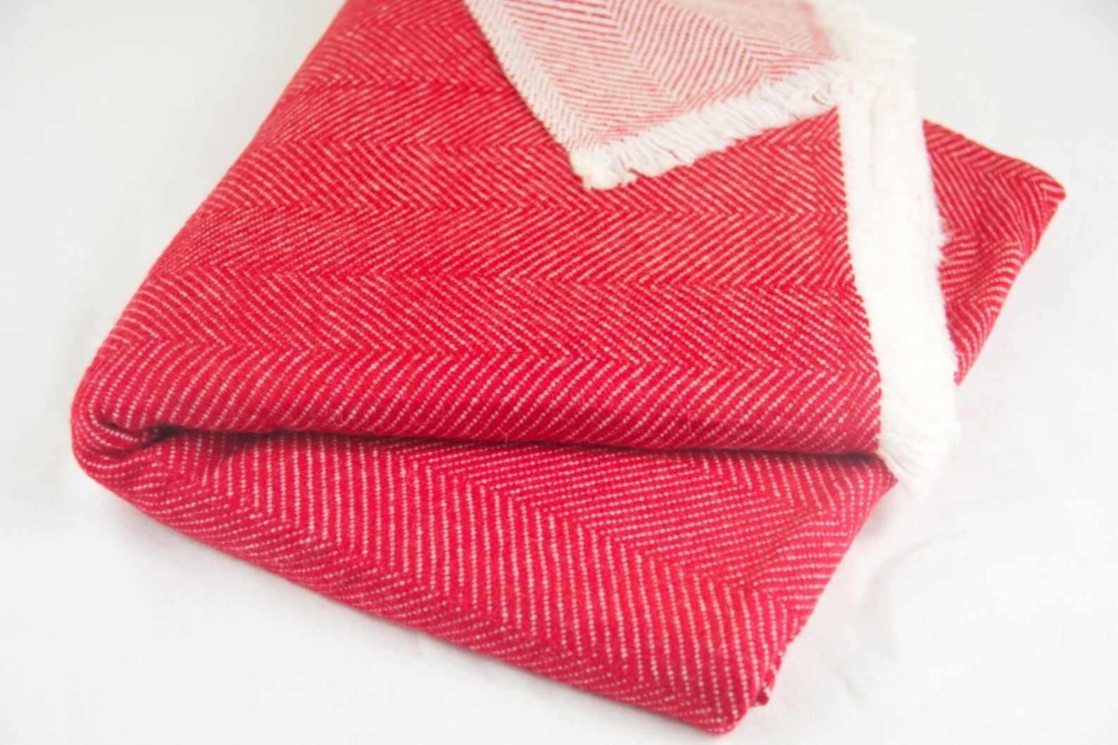 Reversible Red Cashmere Blanket Wrap Large Shawl Throws Etsy