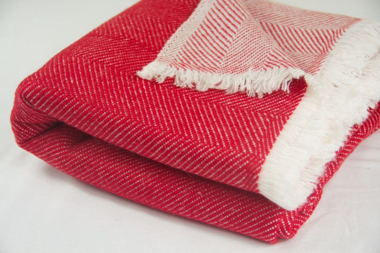 Reversible Red Cashmere Blanket Wrap Large Shawl Throws Etsy