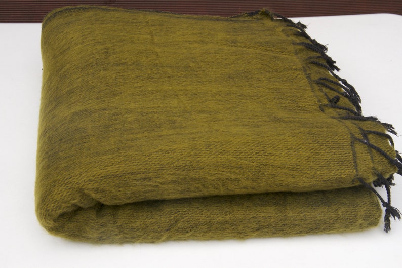 Yak Wool Blanket King Size Throws Meditation Wrap Travel Wrap Etsy