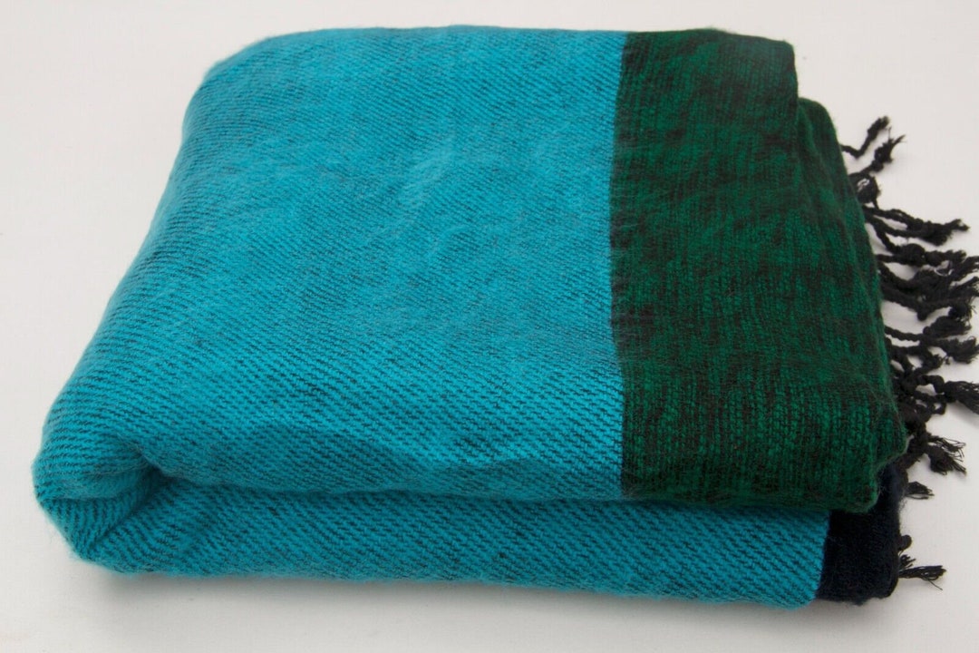 Yak Wool Blanket Throws Large Shawl Travel Wrap Wool Softest Hand