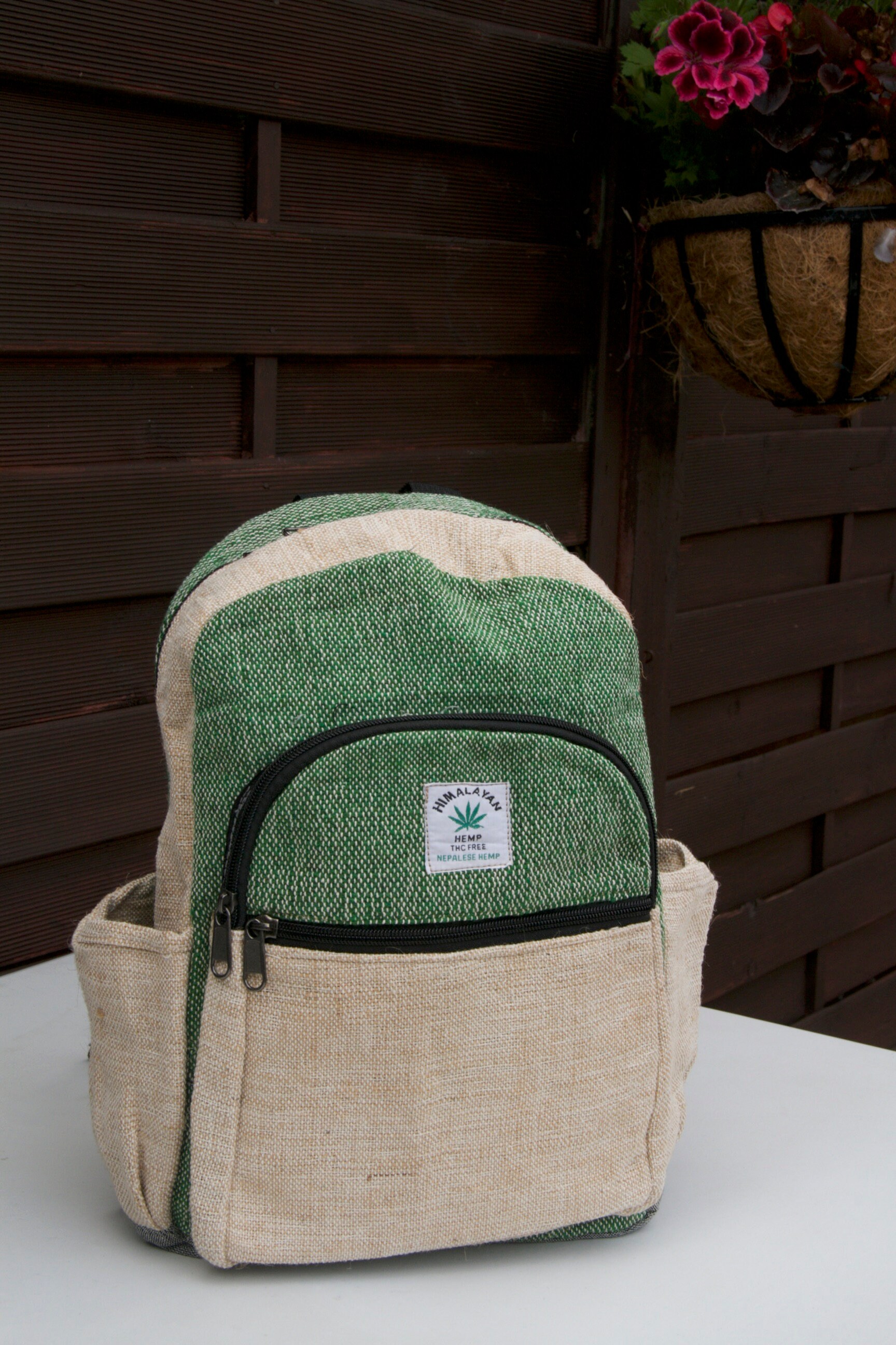 Handmade Hemp Mini Backpack: Eco-friendly Travel Daypack - Etsy
