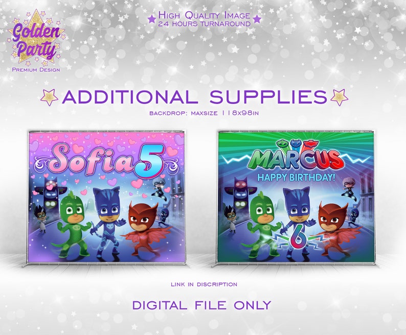 Pink PJ Masks Bottle Label Pj Masks Birthday Pj Masks Party Etsy