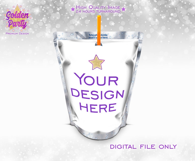 Any theme Custom Capri Sun Custom Juice Pouch Custom Juice Etsy