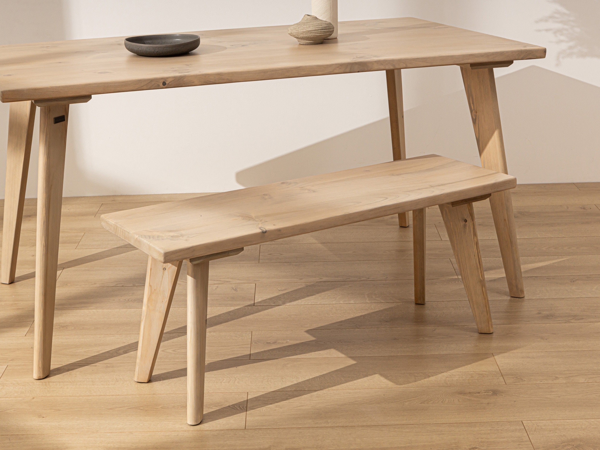 Extendable Light Solid Oak Scandinavian Dining Table - Etsy UK