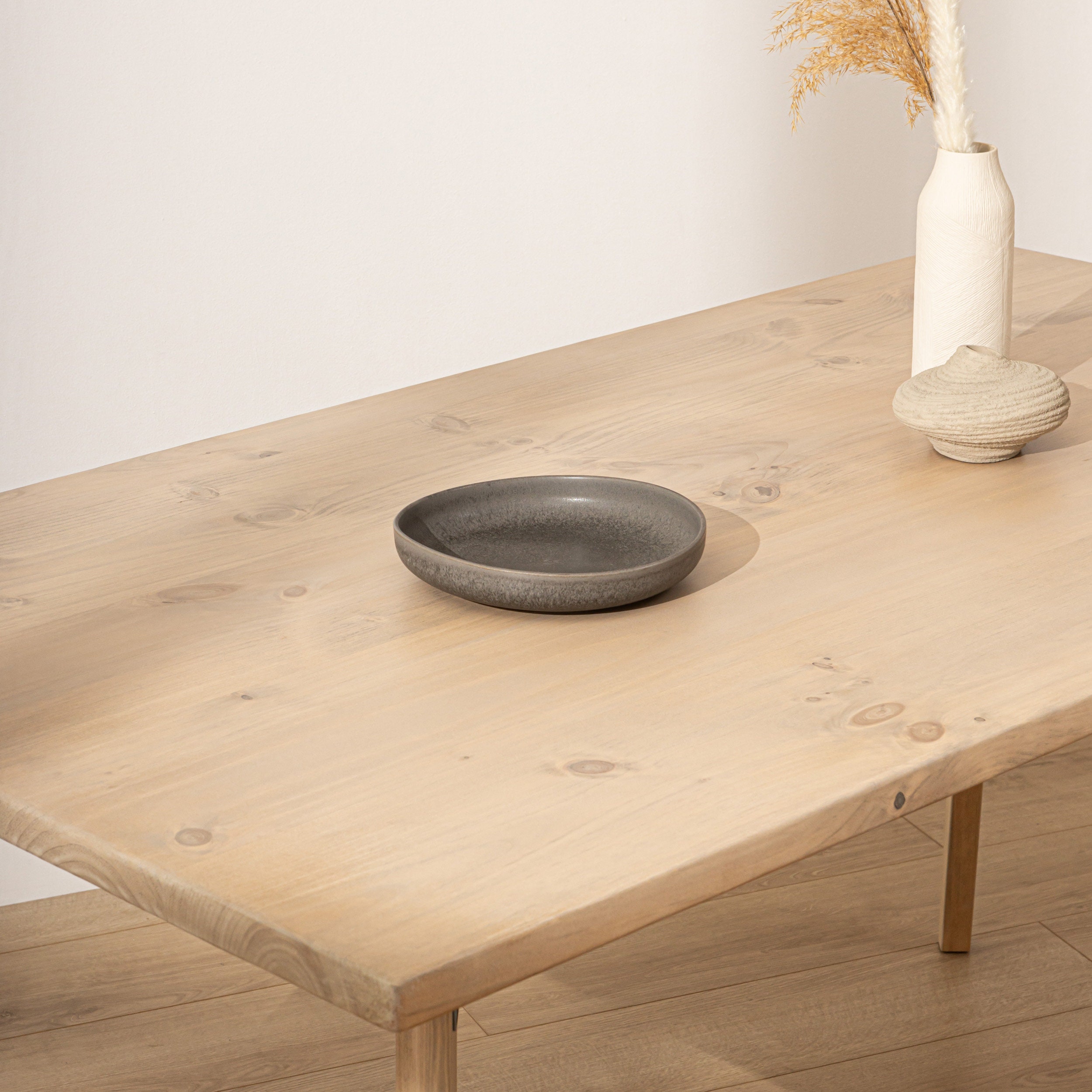 Extendable Light Solid Oak Scandinavian Dining Table - Etsy UK