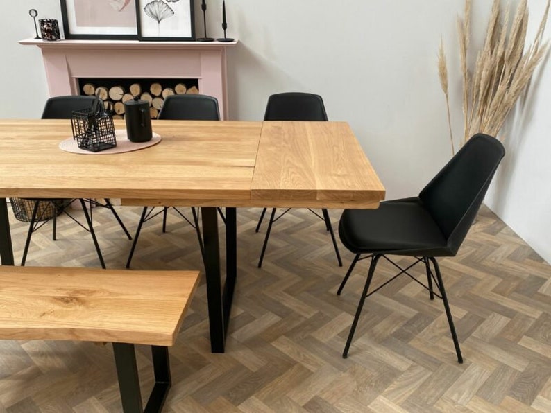 Oak Extendable Dining Table Extending Kitchen Table John Lewis Etsy UK