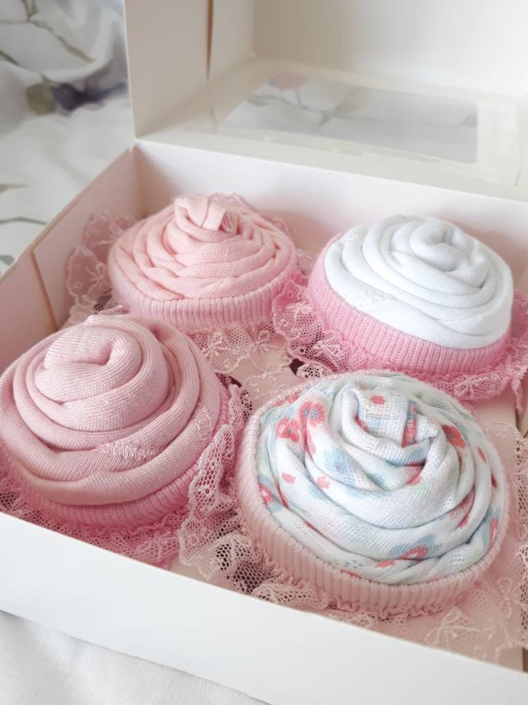 Handmade Baby Clothes Cupcakes Baby Shower Gift Mumtobe Gift New Mum