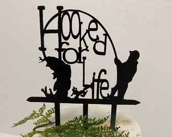 Fishing Cake Topper - Etsy