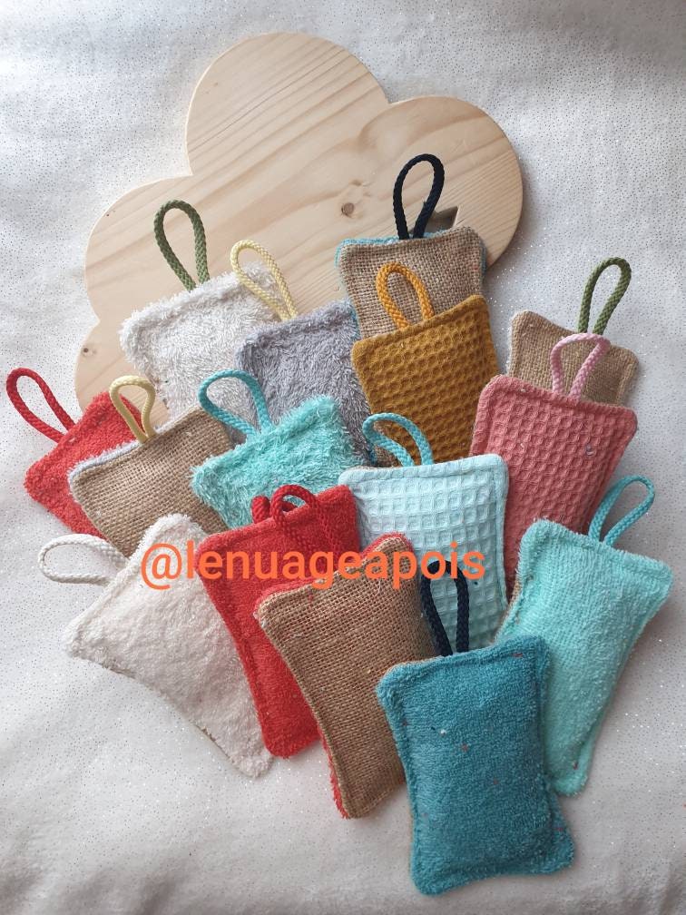 Éponge Lavable, Toile de Jute, Zéro Déchet