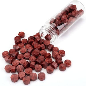 Red Sealing Wax | 100 Pieces Wax Sealing Beads | Premium Wax Seals | Wax Seal Stamp | Wax Seal Kit | Wax Seals | DIY Wax